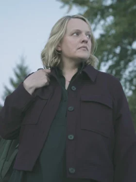 The Handmaid's Tale S06 Elisabeth Moss Purple Jacket