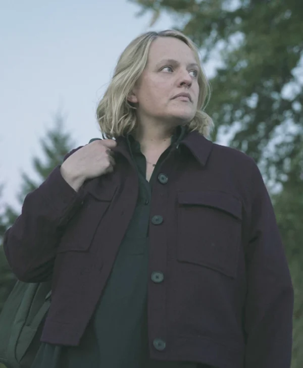 The Handmaid's Tale S06 Elisabeth Moss Purple Jacket