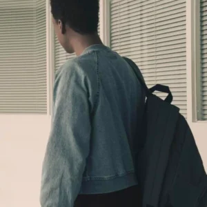 The Handmaid's Tale S06 Moira Strand Bomber Denim Jacket