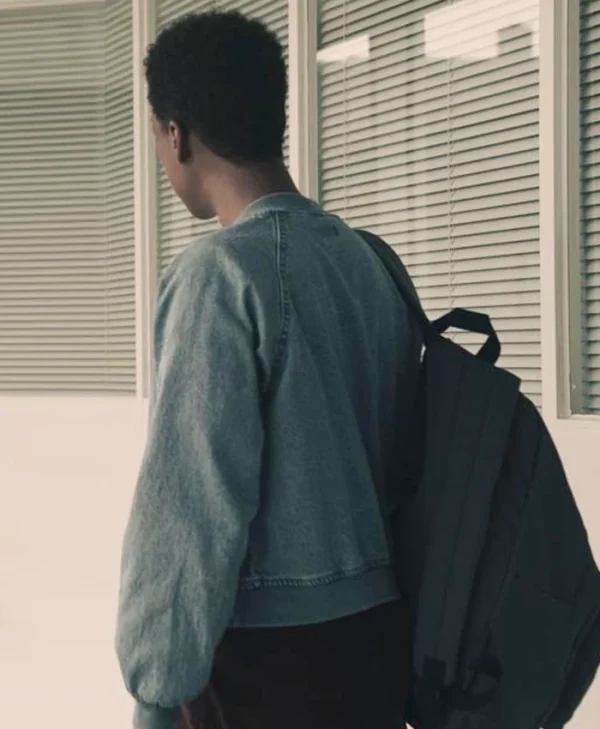 The Handmaid's Tale S06 Moira Strand Bomber Denim Jacket