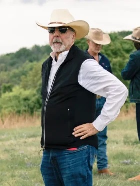 The Last Rodeo 2025 Jon Avnet Black Vest Side