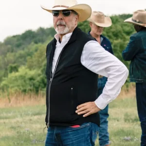 The Last Rodeo 2025 Jon Avnet Black Vest Side