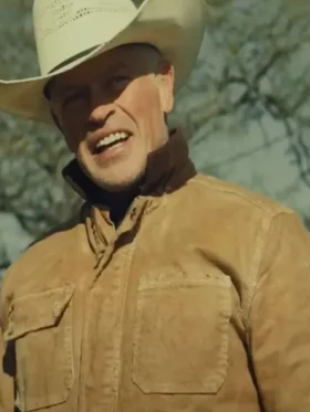 The Last Rodeo 2025 Neal McDonough Brown Cotton Jacket