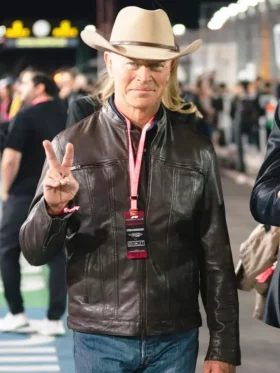 The Last Rodeo 2025 Neal McDonough Leather Jacket Side