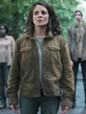 The Last of Us S02 Alanna Ubach Brown Jacket Side