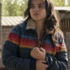 The Last of Us S02 Isabela Merced Puffer Jacket Side