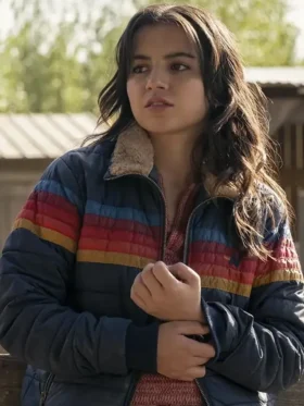 The Last of Us S02 Isabela Merced Puffer Jacket Side