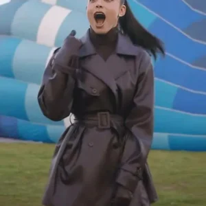 The Life List 2025 Sofia Carson Black Coat