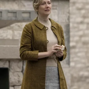 The Long Walk 2025 Judy Greer Green Coat