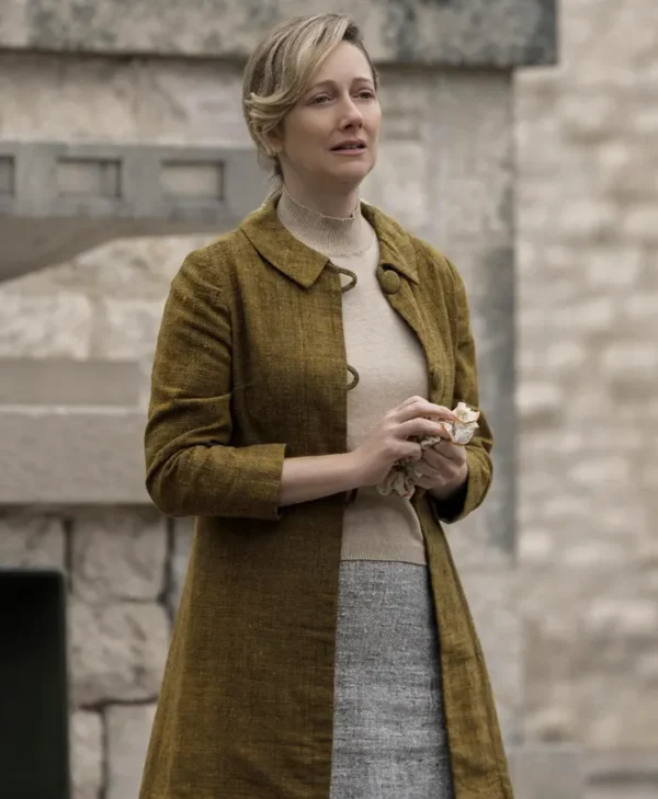 The Long Walk 2025 Judy Greer Green Coat