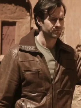 The Lost Princess 2025 Cillian O’Sullivan Brown Leather Jacket