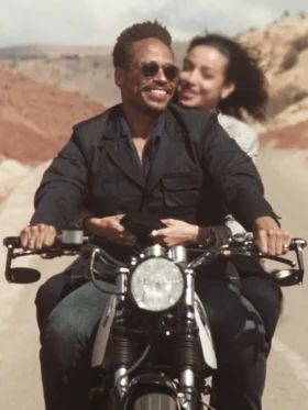 The Lost Princess 2025 Gary Dourdan Black Jacket Side