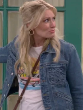 The Neighborhood S07 Beth Behrs Blue Denim Jacket