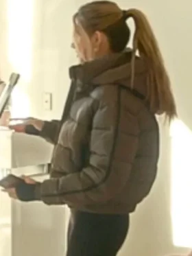 The Secret Lives of Mormon Wives S02 Demi Engemann Brown Puffer Jacket