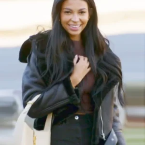 The Secret Lives of Mormon Wives S02 Layla Taylor Black Aviator Jacket