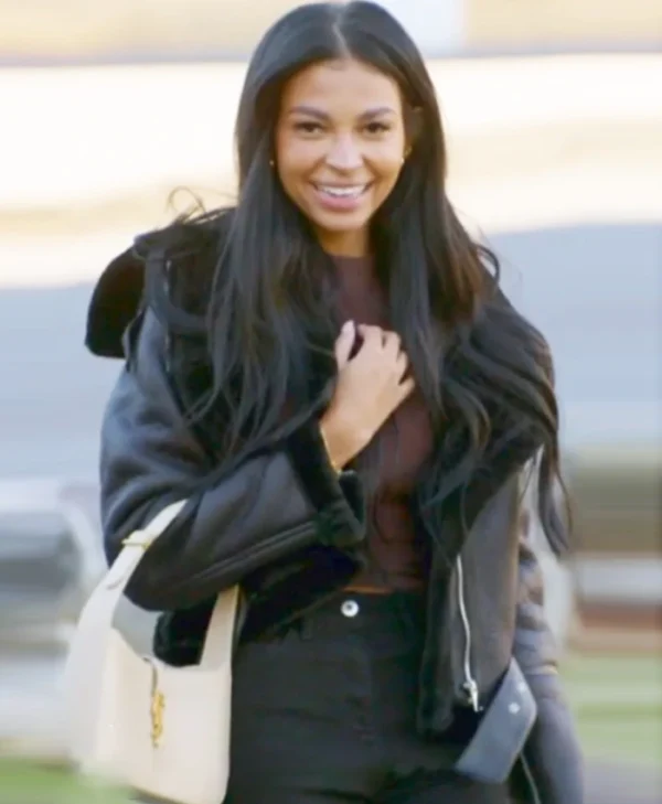 The Secret Lives of Mormon Wives S02 Layla Taylor Black Aviator Jacket