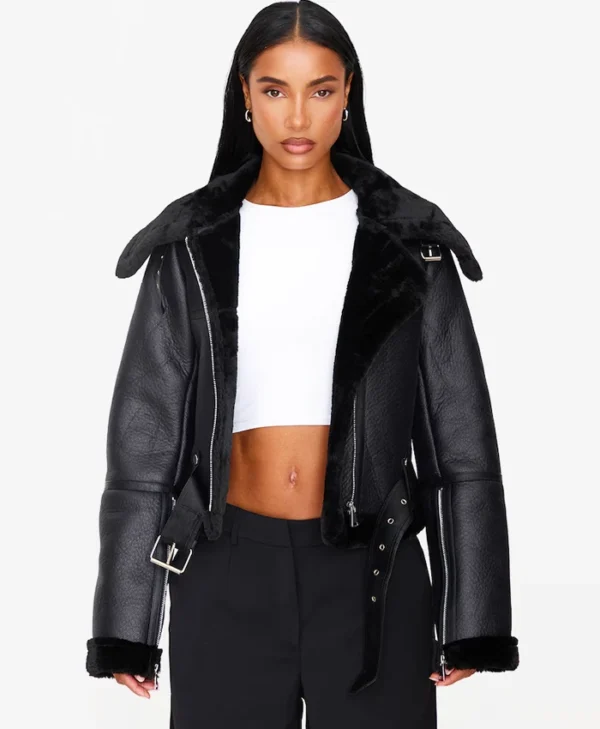The Secret Lives of Mormon Wives S02 Layla Taylor Aviator Jacket
