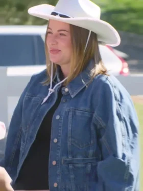 The Secret Lives of Mormon Wives S02 Whitney Leavitt Blue Denim Jacket