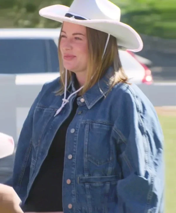 The Secret Lives of Mormon Wives S02 Whitney Leavitt Blue Denim Jacket