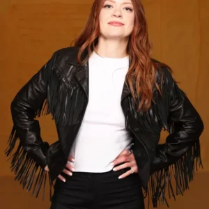 The Surrender 2025 Colby Minifie Leather Fringe Jacket