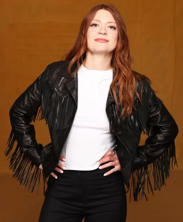 The Surrender 2025 Colby Minifie Leather Fringe Jacket