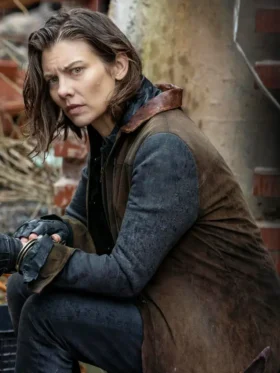 The Walking Dead Dead City S02 Lauren Cohan Long Coat