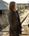 The Walking Dead Dead City S02 Lauren Cohan Brown Long Coat