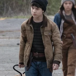 The Walking Dead Dead City S02 Logan Kim Brown Cotton Jacket