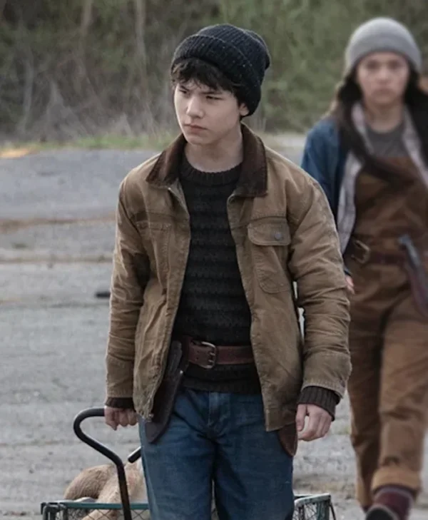 The Walking Dead Dead City S02 Logan Kim Brown Cotton Jacket