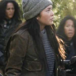 The Walking Dead Dead City S02 Mahina Napoleon Leather Jacket