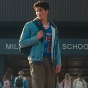 The Wayfinders S01 Vincent Mattis Blue Denim Jacket Side