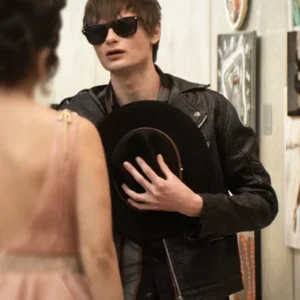 Things Like This 2025 Charlie Tahan Black Leather Jacket