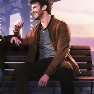 Things Like This 2025 Joey Pollari Brown Bomber Jacket