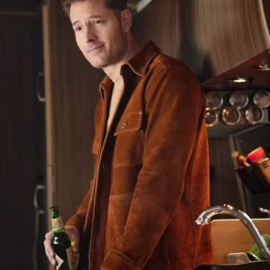 Tracker S02 Colter Shaw Brown Suede Leather Jacket Front