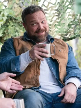 Tracker S02 Drew Powell Brown Vest