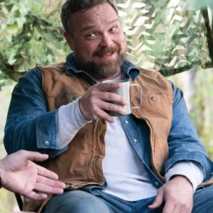 Tracker S02 Drew Powell Brown Vest