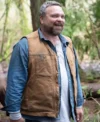 Tracker S02 Drew Powell Brown Cotton Vest