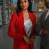 Watson S01 Dr. Mary Morstan Red Blazer Side