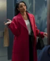 Watson S01 Rochelle Aytes Red Coat