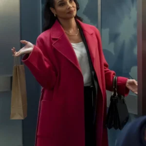 Watson S01 Rochelle Aytes Red Coat