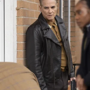 Will Trent S03 Yul Vazquez Black Leather Jacket