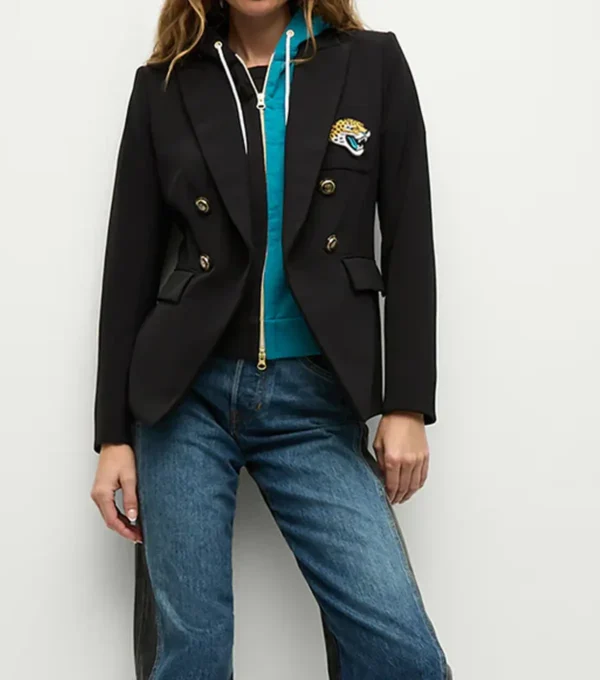 Women Jacksonville Jaguars Black Blazer on Sale