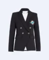 Women Miami Dolphins Black Blazer