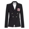 Women New York Giants Black Blazer