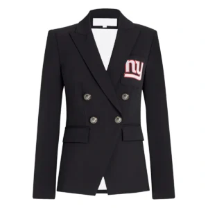 Women New York Giants Black Blazer