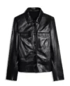 You S05 Amy-Leigh Hickman Black Leather Jacket