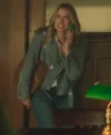 You S05 Guinevere Beck Green Suede Leather Jacket