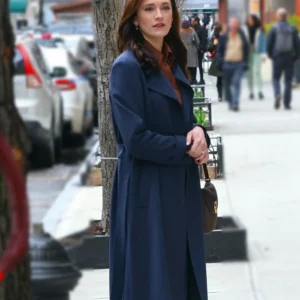 You S05 Kate Galvin Blue Long Coat