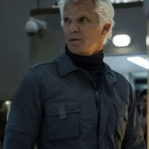 Alien Earth S01 Timothy Olyphant Grey Jacket