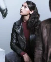 Art Detectives S01 Nina Singh Black Leather Jacket